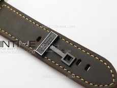 PAM911 T Noob 1:1 Best Edition on Brown Leather Strap A6497 with Y-Incabloc V12