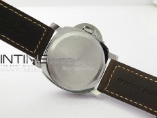 PAM911 T Noob 1:1 Best Edition on Brown Leather Strap A6497 with Y-Incabloc V12