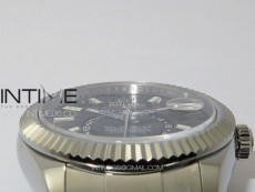 Sky-Dweller 326934 904L SS Noob 1:1 Best Edition Black Dial on SS Bracelet Asian 23J to 9001