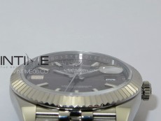DateJust 41 126334 ZF 1:1 Best Edition 904L Steel Gray Dial Stick Marker on Jubilee Bracelet A2824