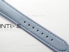 Tank Louis Ladies 22mm SS 8848F 1:1 Best Edition White Dial on Blue Leather Strap Ronda Quartz