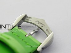 Tank Louis Ladies 22mm SS 8848F 1:1 Best Edition White Dial on Green Leather Strap Ronda Quartz