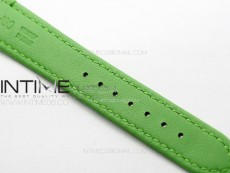 Tank Louis Ladies 22mm SS 8848F 1:1 Best Edition White Dial on Green Leather Strap Ronda Quartz