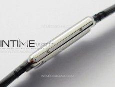 Tank Louis Ladies 25mm SS 8848F 1:1 Best Edition White Dial on Black Leather Strap Ronda Quartz