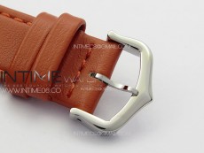 Tank Louis Ladies 25mm SS 8848F 1:1 Best Edition White Dial on Orange Leather Strap Ronda Quartz