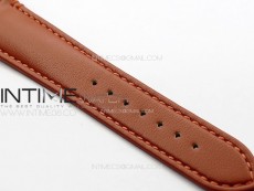 Tank Louis Ladies 25mm SS 8848F 1:1 Best Edition White Dial on Orange Leather Strap Ronda Quartz