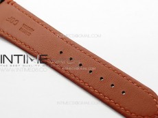 Tank Louis Ladies 25mm SS 8848F 1:1 Best Edition White Dial on Orange Leather Strap Ronda Quartz
