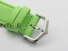Tank Louis Ladies 25mm SS 8848F 1:1 Best Edition White Dial on Green Leather Strap Ronda Quartz