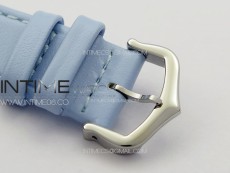 Tank Louis Ladies 25mm SS 8848F 1:1 Best Edition White Dial on Blue Leather Strap Ronda Quartz