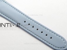 Tank Louis Ladies 25mm SS 8848F 1:1 Best Edition White Dial on Blue Leather Strap Ronda Quartz