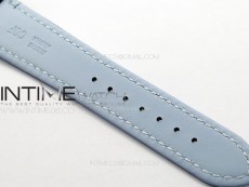 Tank Louis Ladies 25mm SS 8848F 1:1 Best Edition White Dial on Blue Leather Strap Ronda Quartz