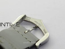Tank Louis Ladies 25mm SS 8848F 1:1 Best Edition White Dial on GrayLeather Strap Ronda Quartz