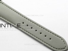 Tank Louis Ladies 25mm SS 8848F 1:1 Best Edition White Dial on GrayLeather Strap Ronda Quartz