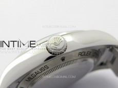 Milgauss 116400 GV Real Green Sapphire SS APSF 1:1 Best Edition Blue Dial on SS Bracelet A2824