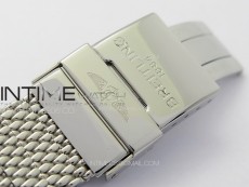 SuperOcean 42mm AB2010 SS B50 1:1 Best Edition Green Dial Black Ceramic Bezel on SS Bracelet A2824