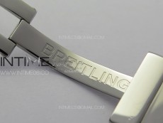 SuperOcean 42mm AB2010 SS B50 1:1 Best Edition Green Dial Black Ceramic Bezel on SS Bracelet A2824
