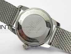 SuperOcean 42mm AB2010 SS B50 1:1 Best Edition Green Dial Black Ceramic Bezel on SS Bracelet A2824