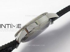 SuperOcean 42mm AB2010 SS B50 1:1 Best Edition Green Dial Black Ceramic Bezel on Black Rubber strap A2824