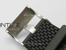 SuperOcean 42mm AB2010 SS B50 1:1 Best Edition Green Dial Black Ceramic Bezel on Black Rubber strap A2824