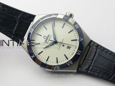 Constellation 131.33.41.21.03.001 SS TW Best Edition White Dial On Blue Gummy Strap A8900