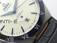 Constellation 131.33.41.21.03.001 SS TW Best Edition White Dial On Blue Gummy Strap A8900
