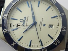 Constellation 131.33.41.21.03.001 SS TW Best Edition White Dial On Blue Gummy Strap A8900