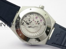 Constellation 131.33.41.21.03.001 SS TW Best Edition White Dial On Blue Gummy Strap A8900