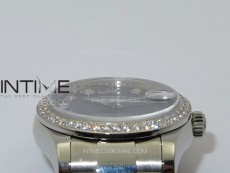 DateJust 31mm 178271 SS Crystal Bezel APSF Best Edition Blue Dial Crystal Markers on Oyster Bracelet A2824