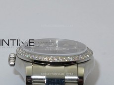DateJust 31mm 178271 SS Crystal Bezel APSF Best Edition Blue Dial Crystal Markers on Oyster Bracelet A2824