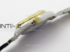 DateJust 31mm 178271 SS/YG APSF Best Edition Black Dial Crystal Markers on Oyster Bracelet A2824