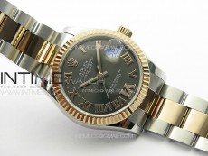 DateJust 31mm 178271 SS/RG APSF Best Edition Gray Dial Roman Markers on Oyster Bracelet A2824