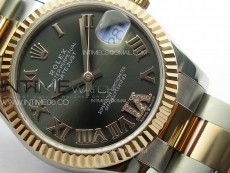 DateJust 31mm 178271 SS/RG APSF Best Edition Gray Dial Roman Markers on Oyster Bracelet A2824