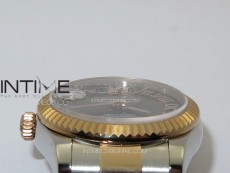 DateJust 31mm 178271 SS/RG APSF Best Edition Gray Dial Roman Markers on Oyster Bracelet A2824