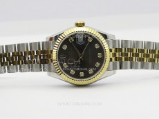 DateJust 31mm 178271 SS/YG APSF Best Edition Gray Dial Crystal Markers on Jubilee Bracelet A2824