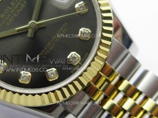 DateJust 31mm 178271 SS/YG APSF Best Edition Gray Dial Crystal Markers on Jubilee Bracelet A2824