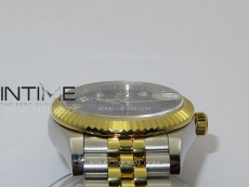DateJust 31mm 178271 SS/YG APSF Best Edition Gray Dial Crystal Markers on Jubilee Bracelet A2824
