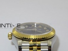 DateJust 31mm 178271 SS/YG APSF Best Edition Gray Dial Crystal Markers on Jubilee Bracelet A2824