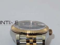 DateJust 31mm 178271 SS/RG APSF Best Edition Black Dial Crystal Markers on Jubilee Bracelet A2824