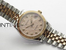 DateJust 31mm 178271 SS/RG APSF Best Edition RG Jubilee Dial Crystal Markers on Jubilee Bracelet A2824