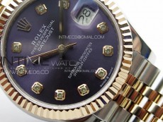 DateJust 31mm 178271 SS/RG APSF Best Edition Blue Dial Crystal Markers on Jubilee Bracelet A2824