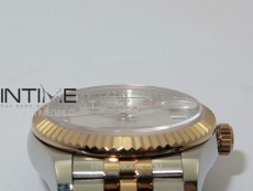 DateJust 31mm 178271 SS/RG APSF Best Edition Silver Dial Crystal Markers on Jubilee Bracelet A2824