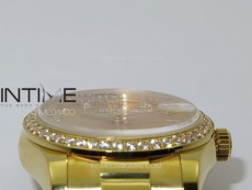 DateJust 31mm 178271 YG APSF Best Edition YG Dial Crystal Markers on President Bracelet A2824