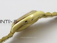 DateJust 31mm 178271 YG APSF Best Edition YG Dial Crystal Markers on President Bracelet A2824