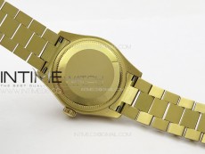 DateJust 31mm 178271 YG APSF Best Edition Gray Dial Crystal Markers on President Bracelet A2824