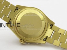DateJust 31mm 178271 YG APSF Best Edition Gray Dial Crystal Markers on President Bracelet A2824