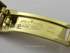 Daytona 116508 YG APSF Gold Dial Black Subdial Stick Markers On YG Bracelet Slim A7750 (same thickness as gen)
