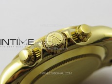 Daytona 116508 YG APSF Black Dial Gold Subdial Stick Markers On YG Bracelet Slim A7750 (same thickness as gen)