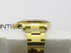 Daytona 116508 YG APSF Black Dial Gold Subdial Stick Markers On YG Bracelet Slim A7750 (same thickness as gen)