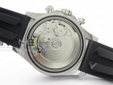 Daytona 116519LN APSF Gray Dial Stick Markers On Rubber Strap Slim A7750 (same thickness as gen)