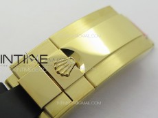 Daytona 116518LN YG APSF Gold Dial Stick Markers On Rubber Strap Slim A7750 (same thickness as gen)